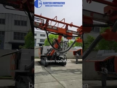 এয়ার কম্প্রেসার 35m গভীরতার সাথে হাইড্রোলিক রক DTH ড্রিলিং সরঞ্জাম