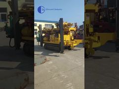 ডিজেল Gl400s 400m ওয়াটার ওয়েল ড্রিলিং রিগ মেশিন Dth হাইড্রোলিক স্টিল ট্র্যাক চ্যাসিস