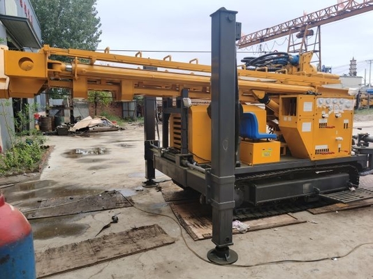 এয়ার ড্রিলিং এর জন্য GL300S বোরহোল ড্রিলিং রিগ স্টিল ট্র্যাক 300m ক্ষমতার Dth