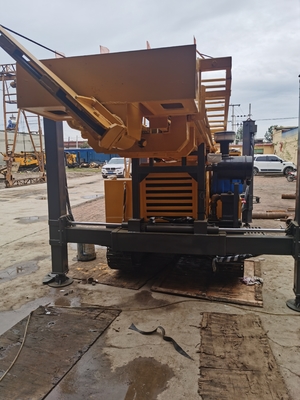 GL350S সম্পূর্ণ হাইড্রোলিক ট্র্যাক মাউন্ট করা বোরহোল ড্রিল রিগ মেশিন 350 মি ড্রিলিং এর জন্য