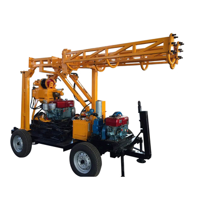 XY-1/XY-1A/GL200/GL250/GL300 ফোর হুইল ট্রেলার ওয়াটার ওয়েল ড্রিল রিগ