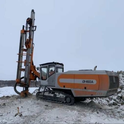 এয়ার কম্প্রেসার 35m গভীরতার সাথে হাইড্রোলিক রক DTH ড্রিলিং সরঞ্জাম