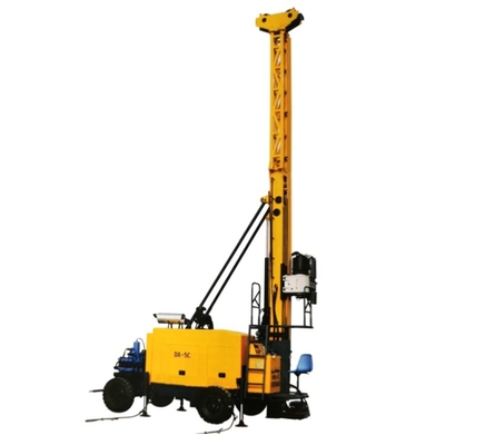 GLDX-5C জিওটেকনিক্যাল স্যাম্পলিং মিনারেল এক্সপ্লোরেশন ড্রিলিং রিগস হাইড্রোলিক ট্রেলার
