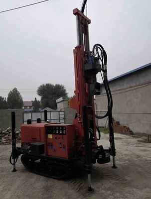 বোরহোল GL-180R 180 মিটার ওয়াটার ওয়েল ড্রিল রিগ ফুল হাইড্রোলিক রাবার ক্রলার