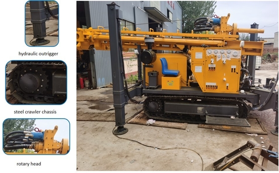 CE GL300S 77KW 330m গভীরতার জিওথার্মাল ড্রিলিং রিগ