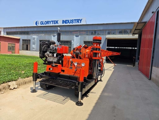 পোর্টেবল Glxy-2t ক্রলার মিনারেল এক্সপ্লোরেশন ড্রিলিং রিগস 500m বোরহোল কোর