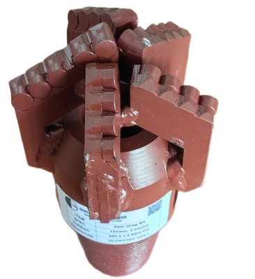 খনির যন্ত্রপাতি জন্য টেকসই 131mm ড্র্যাগ Pdc ড্রিল বিট