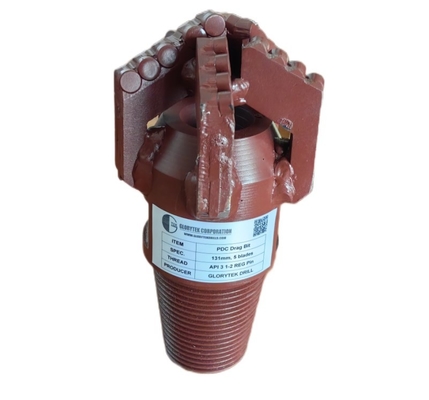খনির যন্ত্রপাতি জন্য টেকসই 131mm ড্র্যাগ Pdc ড্রিল বিট