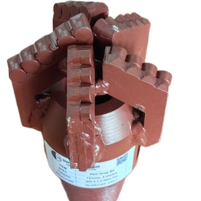 খনির যন্ত্রপাতি জন্য টেকসই 131mm ড্র্যাগ Pdc ড্রিল বিট