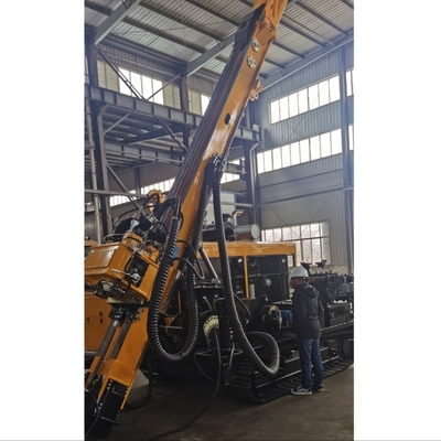 GLXD-5 এক্সপ্লোরেশন ড্রিলিং সরঞ্জাম ট্রেলার বা ক্রলার চ্যাসি সহ সম্পূর্ণ হাইড্রোলিক ড্রাইভিং