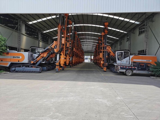 264KW ডিজেল ইঞ্জিন সহ খনির জন্য D460A উচ্চ চাপের DTH রক ড্রিল রিগ