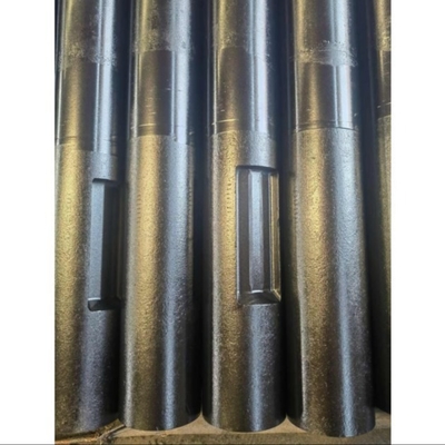114mm কার্বন স্টীল ওয়াটার ওয়েল ড্রিলিং পাইপ কালো RTD69 ওয়াটার ওয়েল ড্রিল রড 6090mm দৈর্ঘ্য