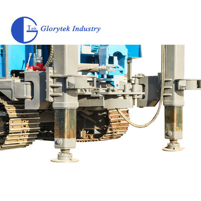 GL600S স্টীল ক্রলার টাইপ ওয়াটার ওয়েল ড্রিল/ড্রিলিং রিগ ডিটিএইচ হ্যামার বা ড্রিলিংয়ের জন্য কাদা পাম্প সহ