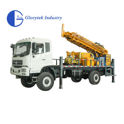 Full Hydraulic Borehole Truck Drilling Rig, 500m Depth, Ideal for Professionals