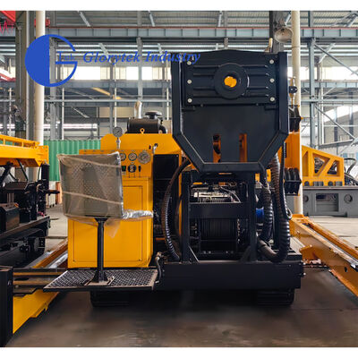 প্রাকৃতিক গ্যাস এবং ভূগর্ভস্থ জলের অনুসন্ধানের জন্য GLDX-4 ক্রলার চ্যাসি ফুল হাইড্রোলিক কোর ড্রিলিং রিগ