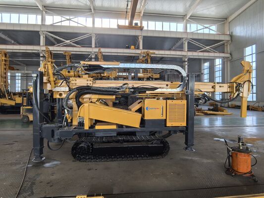 সম্পূর্ণ হাইড্রোলিক আরসি ড্রিলিং সরঞ্জাম, শীর্ষ হ্যামার ড্রিল রিগ ৩০০ মিটার গভীরতা