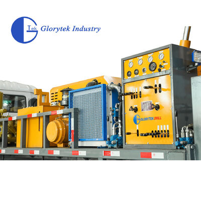 সম্পূর্ণ হাইড্রোলিক ট্রাক মাউন্টড টাইপ Borehole Water Well Drill/Drilling Rig, 500m Depth, 105-350mm Hole Diameter