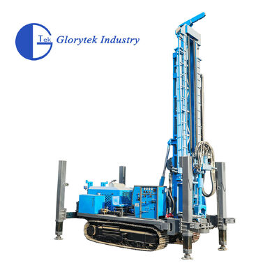 GL600S Steel Crawler Type Borehole Drill/Drilling Rig for 600m Depth and 105-500mm Diameter